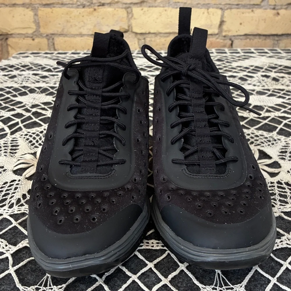 Nike Lunar Elite Sky Hi Black Wedge Sneakers, 7.5 - Picture 2 of 6
